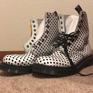 Women's Polka Dot Dr. Martens